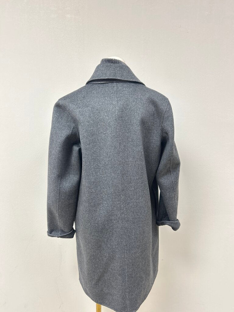 Kinross Cashmere Grey Overcoat