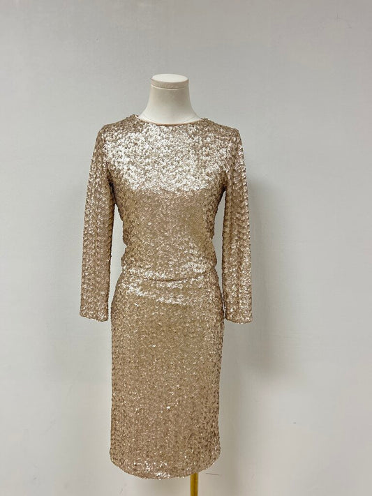 alice + olivia Champagne Sequin Skirt Set