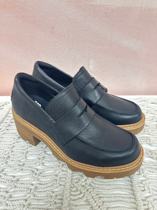 Sorel Black Lug Sole Loafer