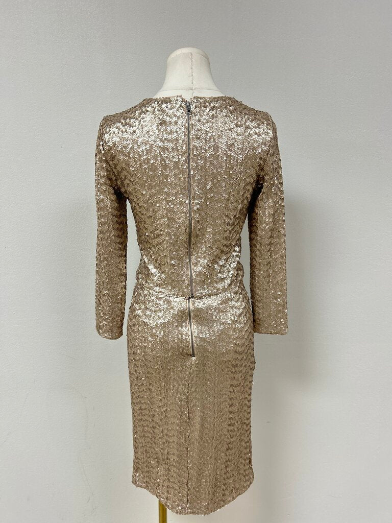 alice + olivia Champagne Sequin Skirt Set