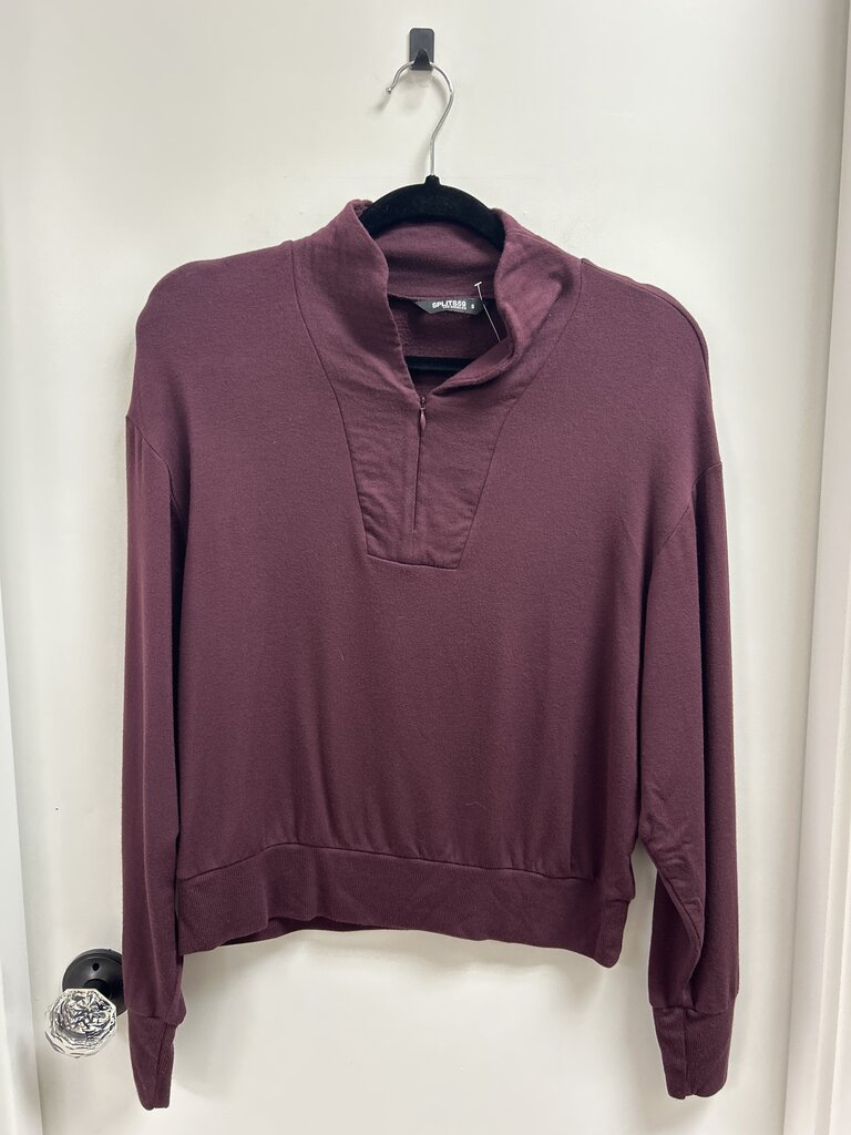 Splits59 Maroon 1/2 Zip