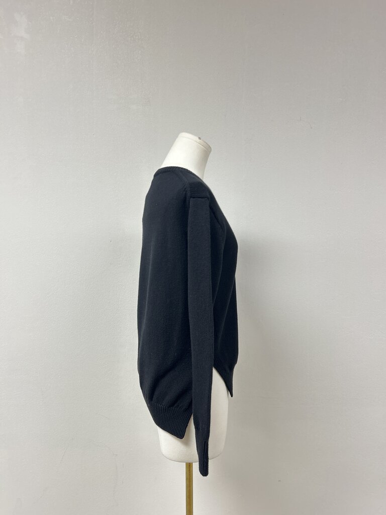 Organic John Patrick Black Crewneck