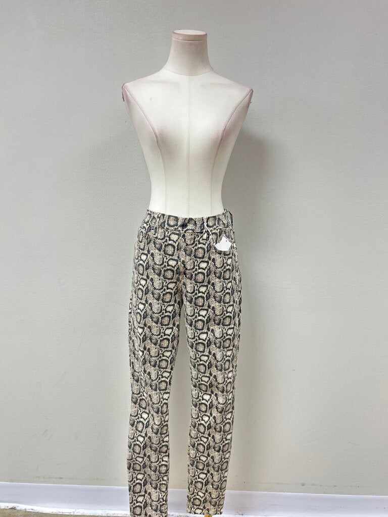 Good American Snake Print Jean