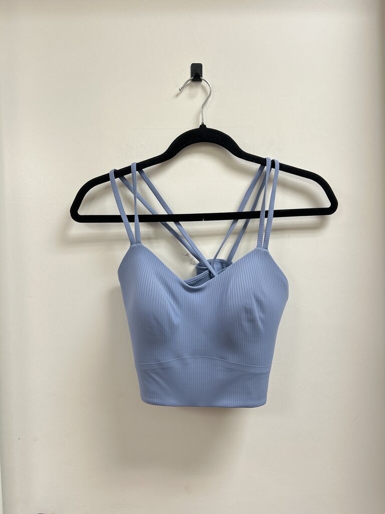 Lululemon Light Blue Ribbed Bralette