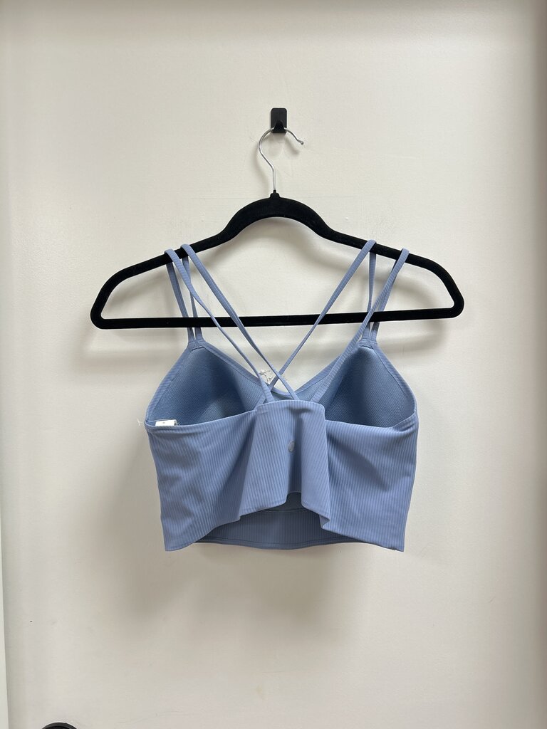 Lululemon Light Blue Ribbed Bralette