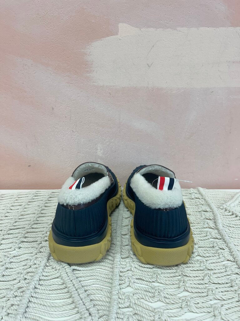 Thom Brown Brown and Navy Duck Shoe Loafer w/Dustbag