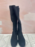 Stuart Weitzman Black Lug Sole Pull On Boot w/Box