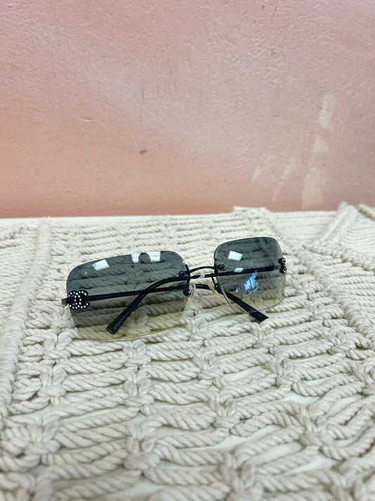 Chanel Rimless Vintage Sunglasses w/Case