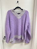 Lululemon Purple V-Neck Sweater