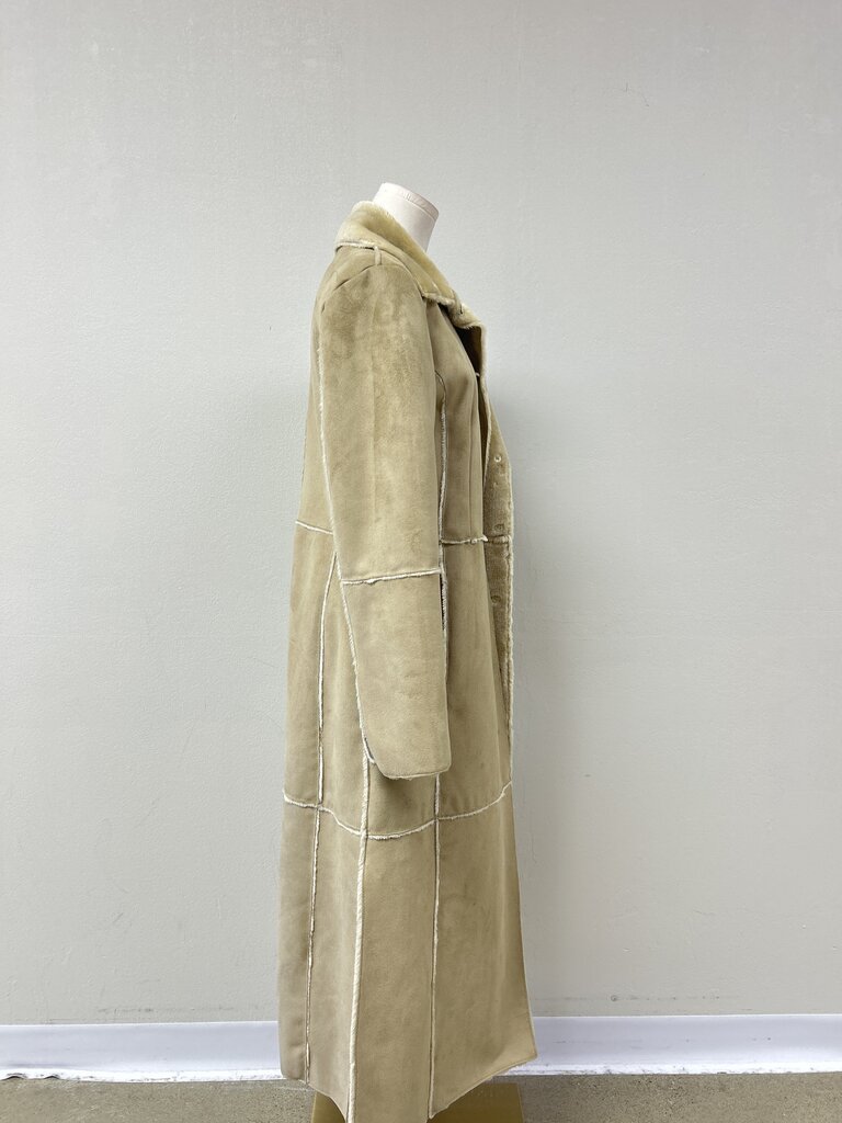 Brandon Thomas Ran Faux Shearling Overcoat