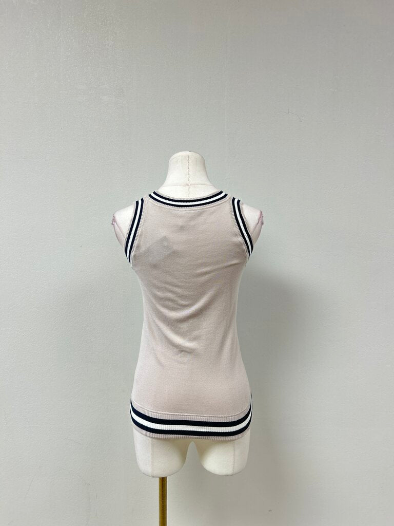 Chanel Tan Sleeveless Vintage Top