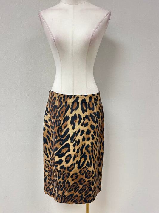 Escada Animal Print Skirt