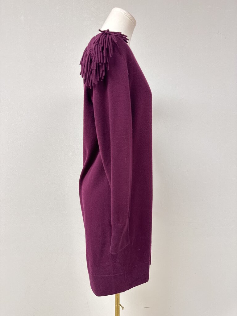 Burberry Maroon Knit Dress