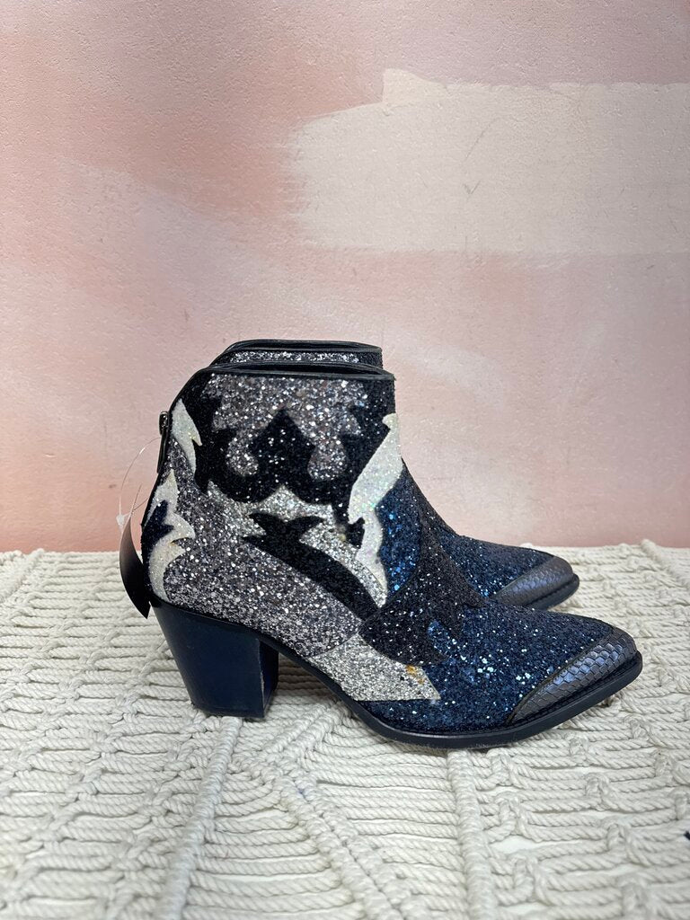 Zadig & Voltaire Glitter Cowboy Boots
