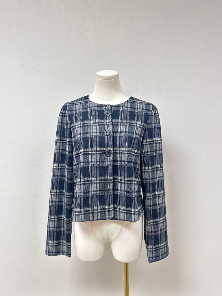 Sanctuary Black Plaid Jacket