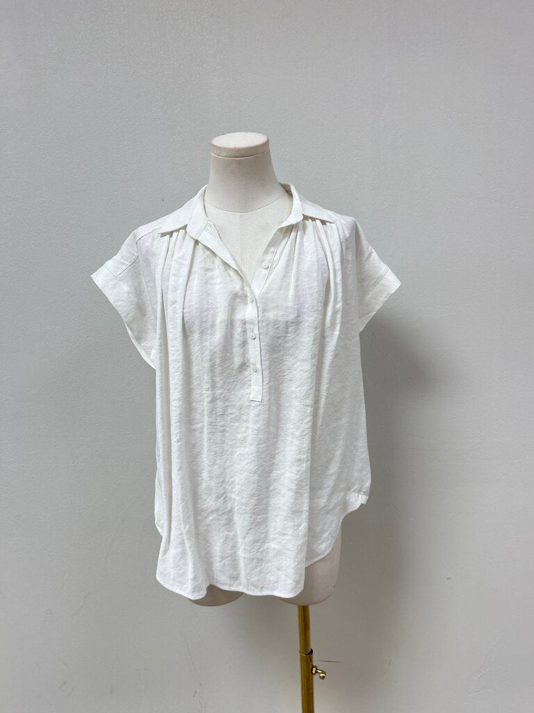 ruti White Voile Blouse NWT