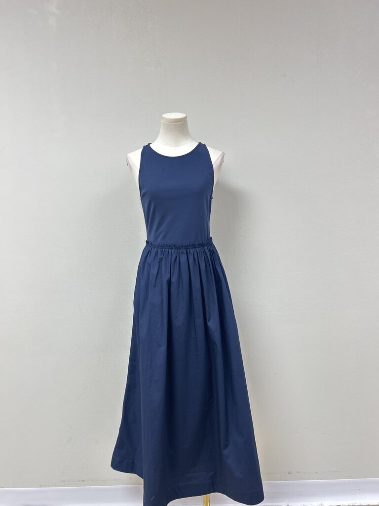 Marea Navy Maxi Dress NWT