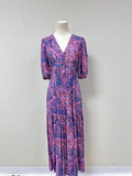 ba&sh Purple Floral Maxi Dress