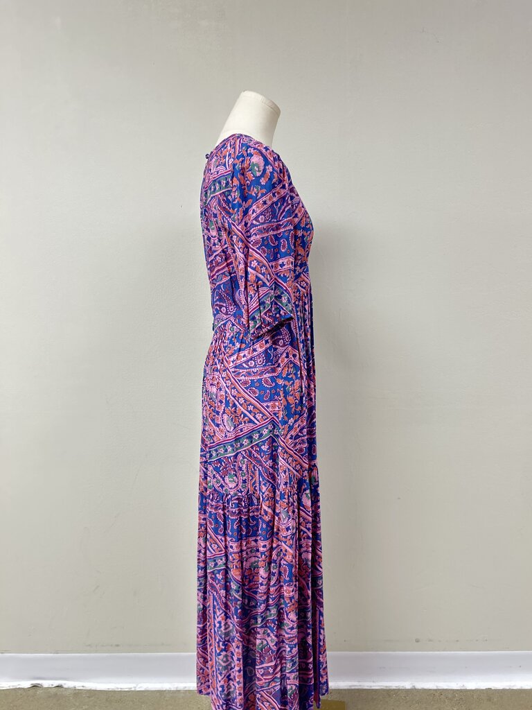 ba&sh Purple Floral Maxi Dress