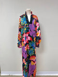 Emily McCarthy Black Pop Floral Caftan NWT