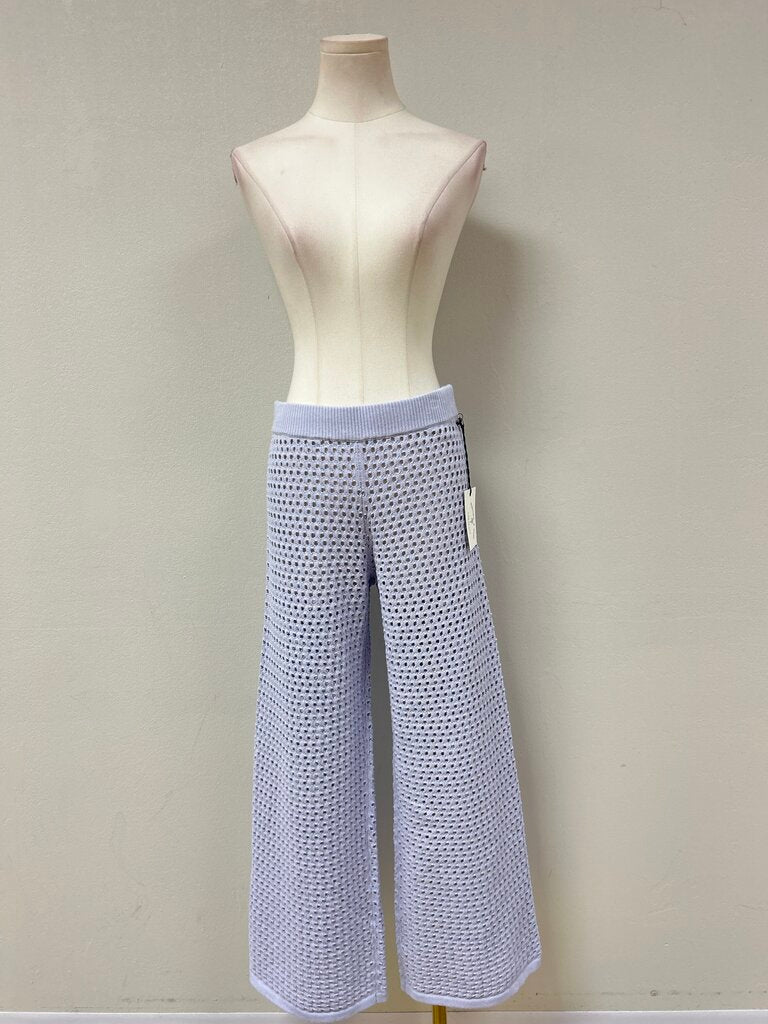 Electric Rose Lilac Open Knit Pant NWT