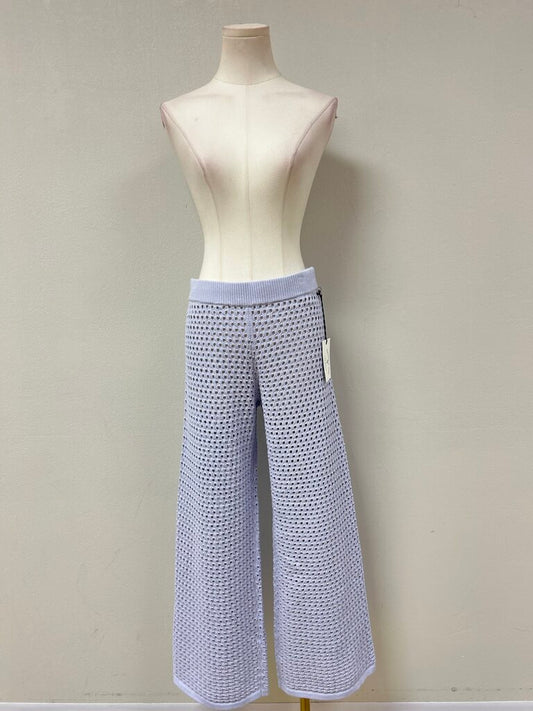 Electric Rose Lilac Open Knit Pant NWT