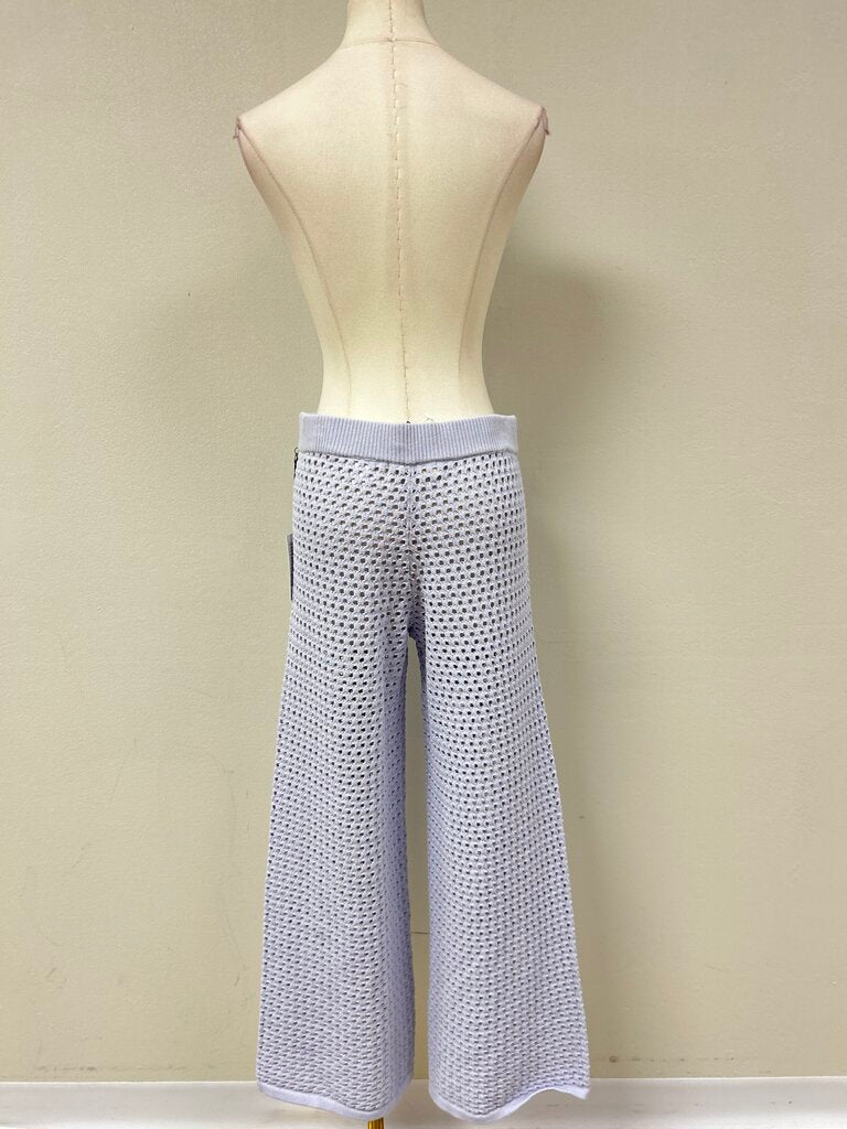 Electric Rose Lilac Open Knit Pant NWT