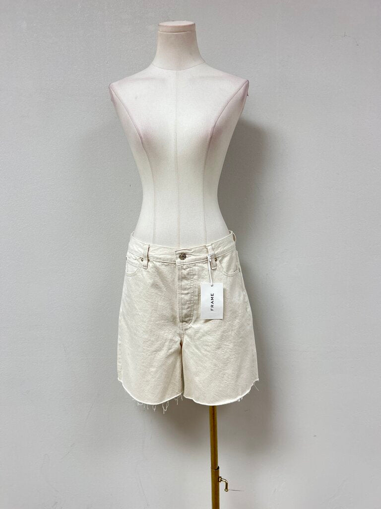 Frame Off White Jean Short NWT