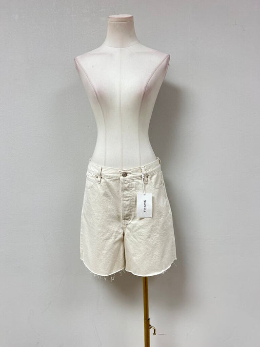 Frame Off White Jean Short NWT