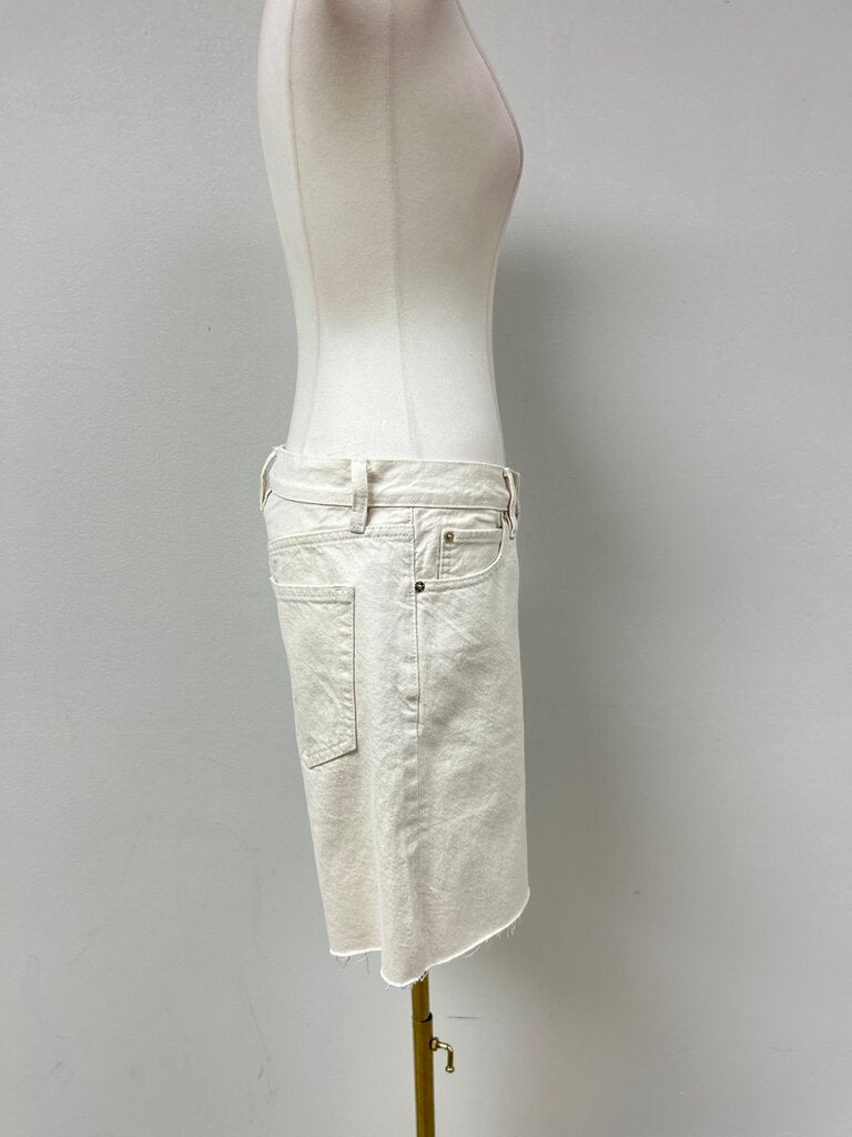 Frame Off White Jean Short NWT