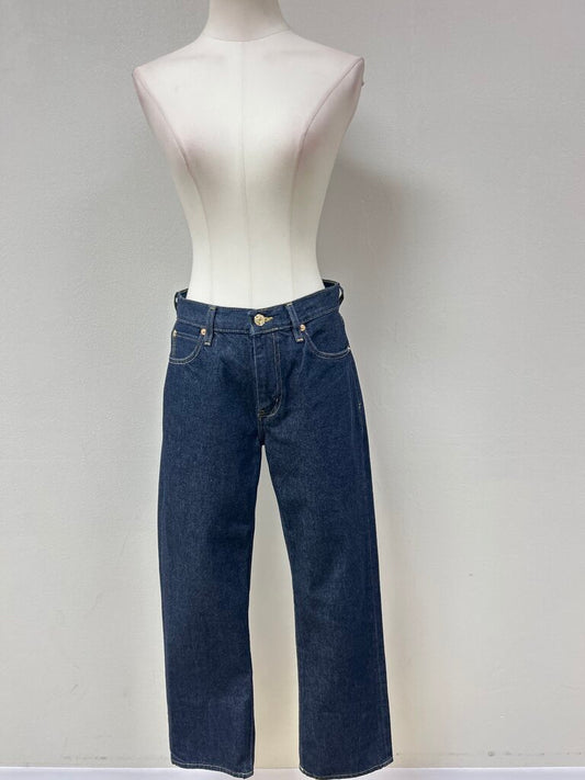 Frame Dark Wash Straight Leg Jean