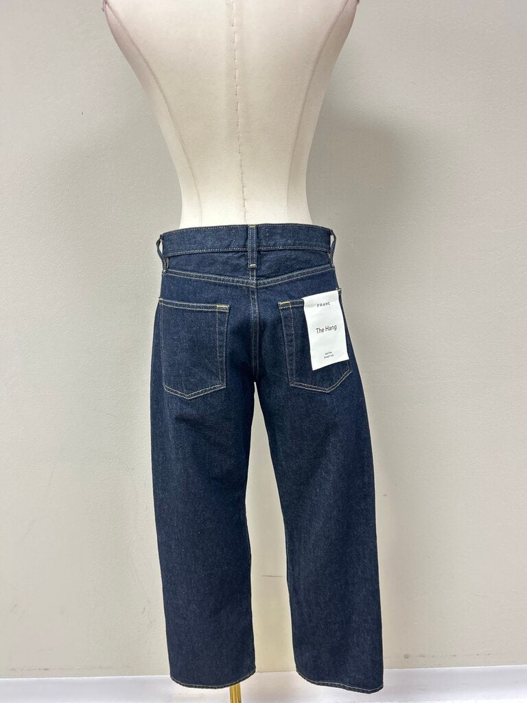 Frame Dark Wash Straight Leg Jean