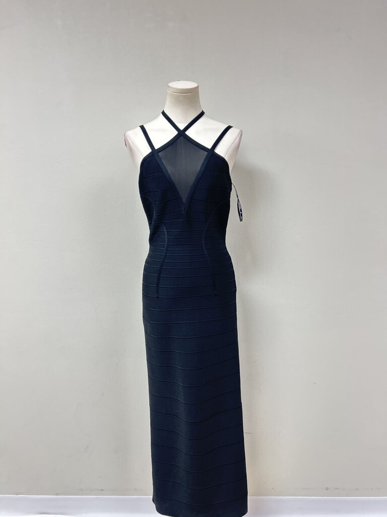Herve Leger Black Gown NWT