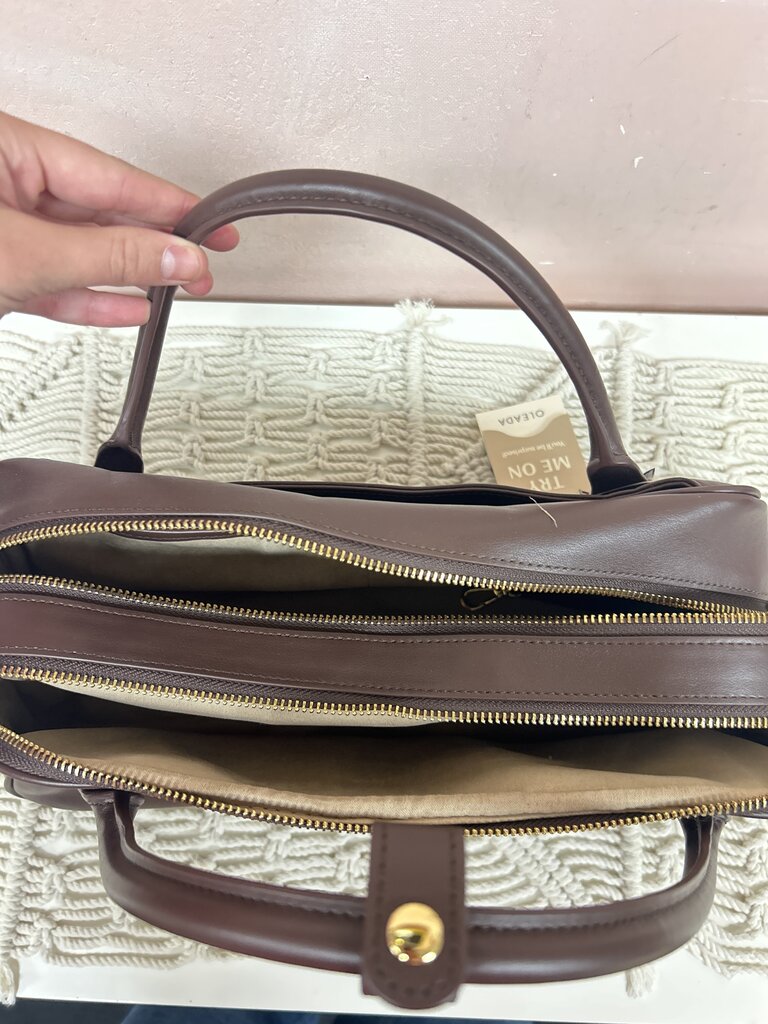 Oleada Brown Satchel NWT
