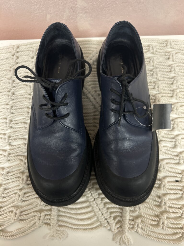 Celine Blue Flat Loafer