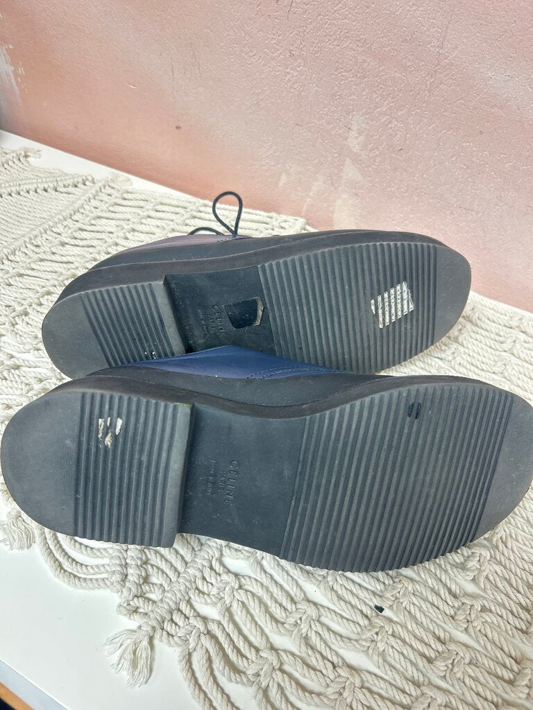 Celine Blue Flat Loafer