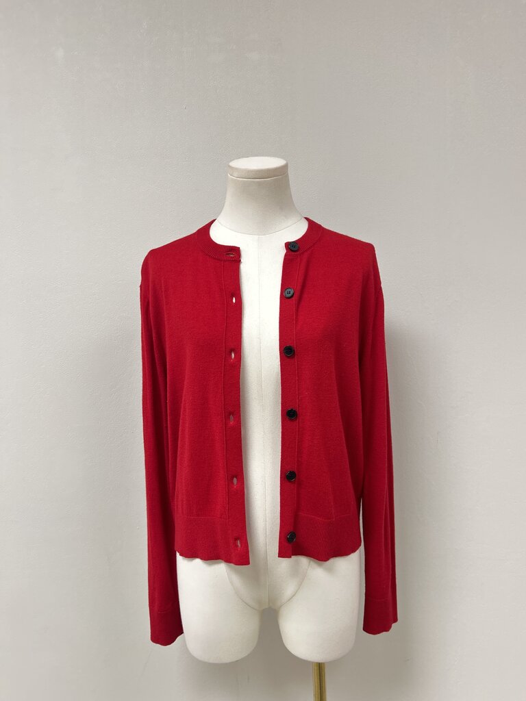 Massimo Dutti Red Cardigan