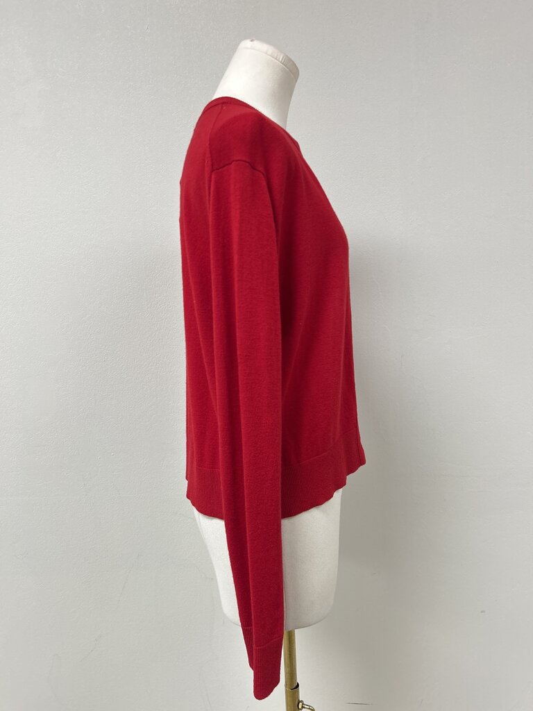 Massimo Dutti Red Cardigan