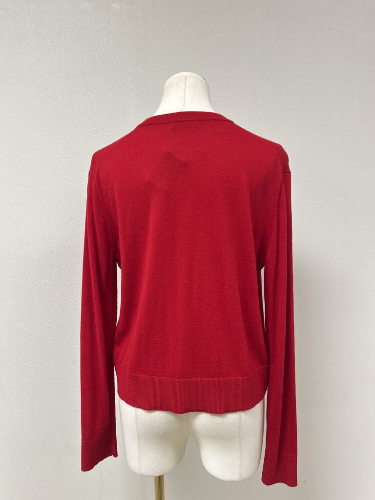 Massimo Dutti Red Cardigan