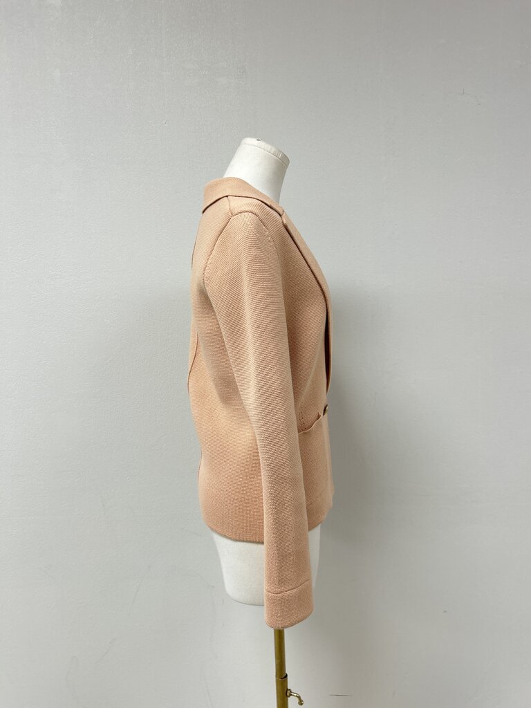 L'Agence Peach Knit Blazer