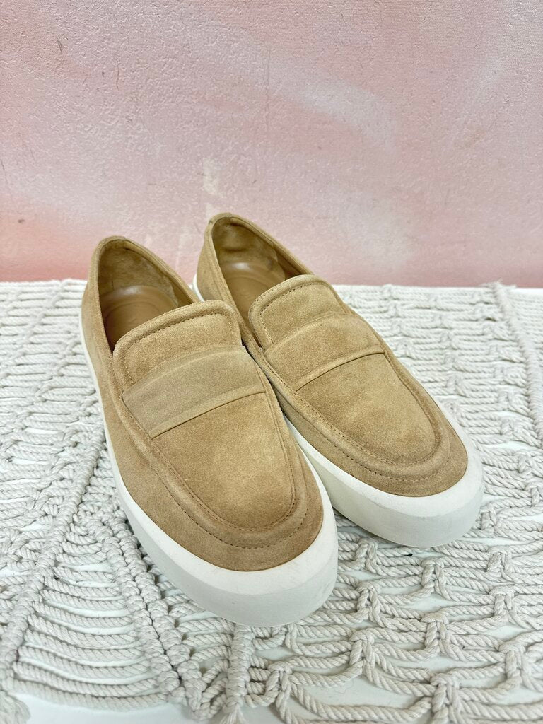Vince Tan Suede Loafer