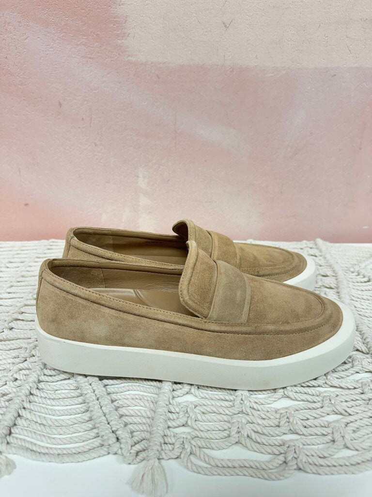 Vince Tan Suede Loafer