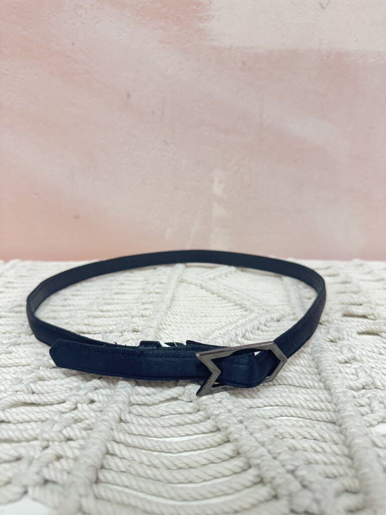 rag & bone Blue Satin Skinny Belt