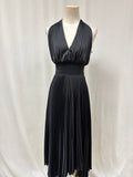 A.L.C. Black Pleated Maxi Dress NWT