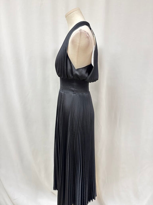 A.L.C. Black Pleated Maxi Dress NWT