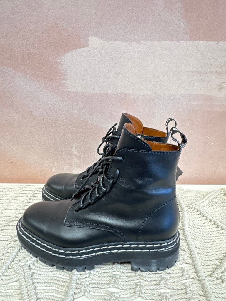 Proenza Schouler Black Combat Boot
