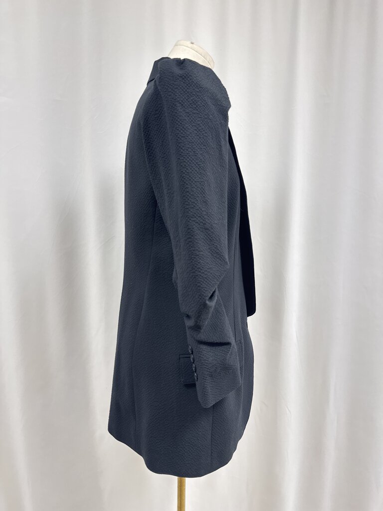 Smythe Black Puff Sleeve Blazer