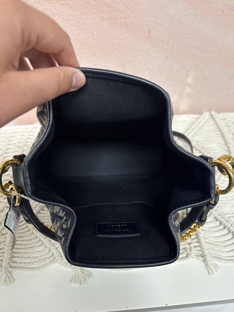 Dior Monogram Canvas Oblique Bucket Bag w/ Box and Dustbag