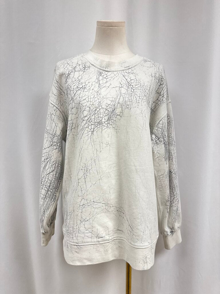 Lululemon White Printed Sweatshirt