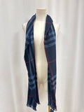 Burberry Blue Plaid Scarf